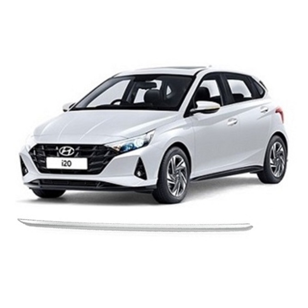 Chrome Trunk Garnish for i20 new - Silver